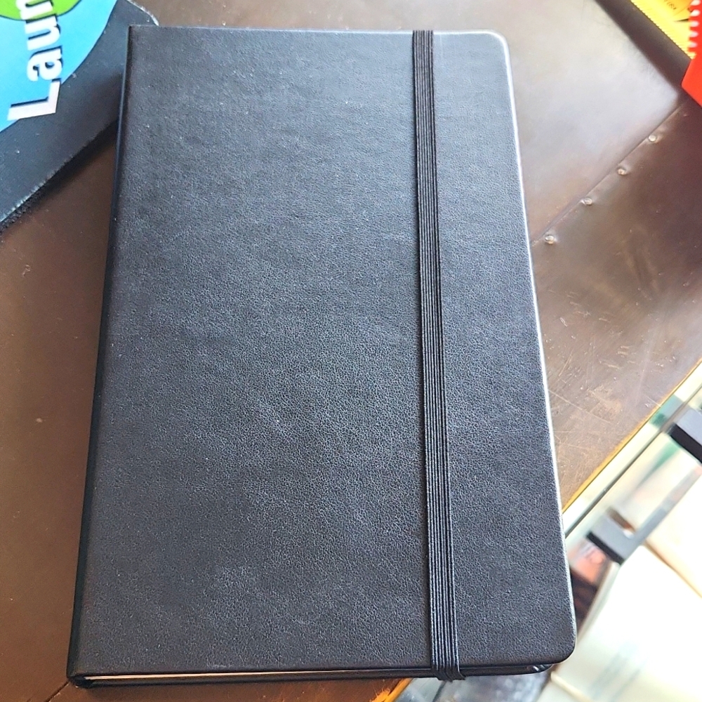 NEW Exceed Medium Journal, Dot Grid, 5" x 8.25", Black